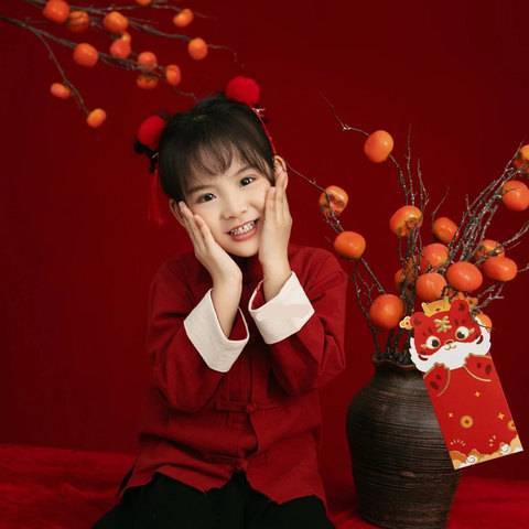 中国红·四宫格（单人）样片