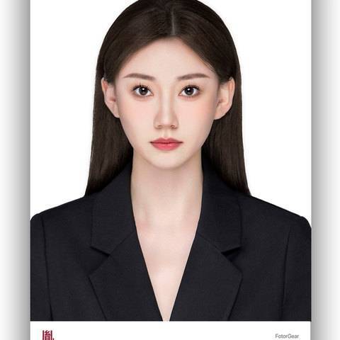 韩式证件照样片