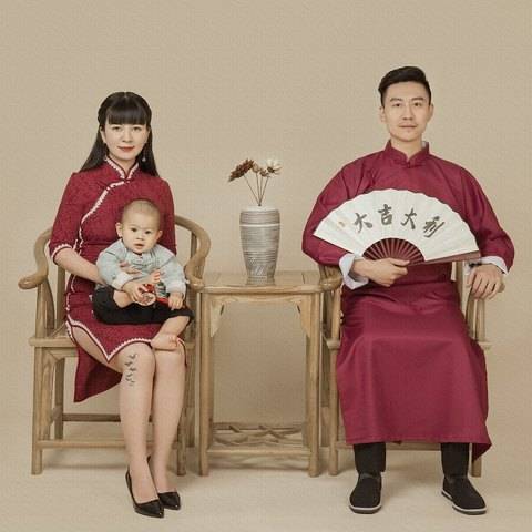 古风全家福（（默认三人，加一人加100））样片