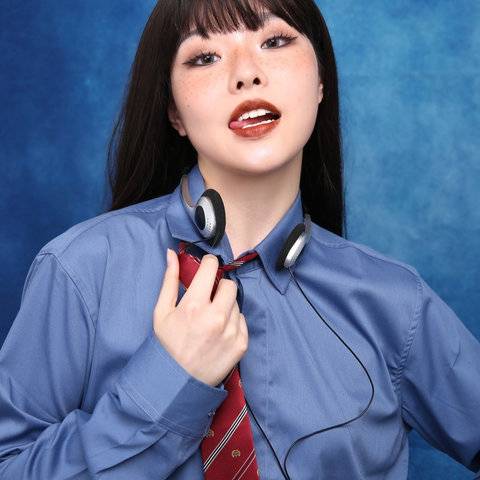 单人 美式证件照样片