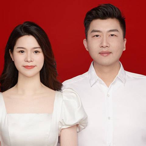 结婚登记照样片