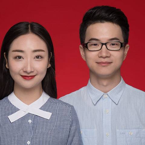 结婚登记照样片